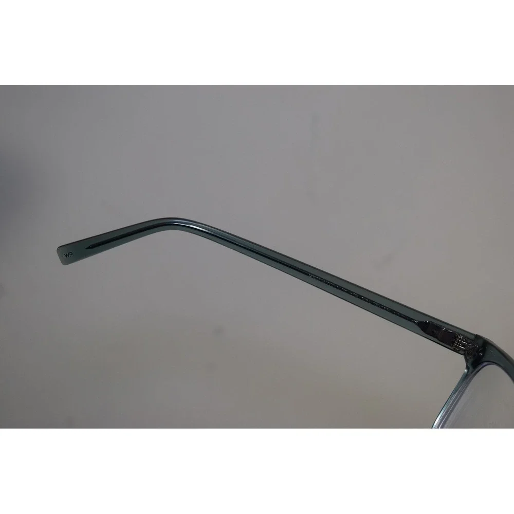 Warby Parker Hemmings WIDE 319 Eyeglasses 53 18 145 Clear Teal Auqa Blue Green